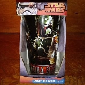 Boba Fett pint glass